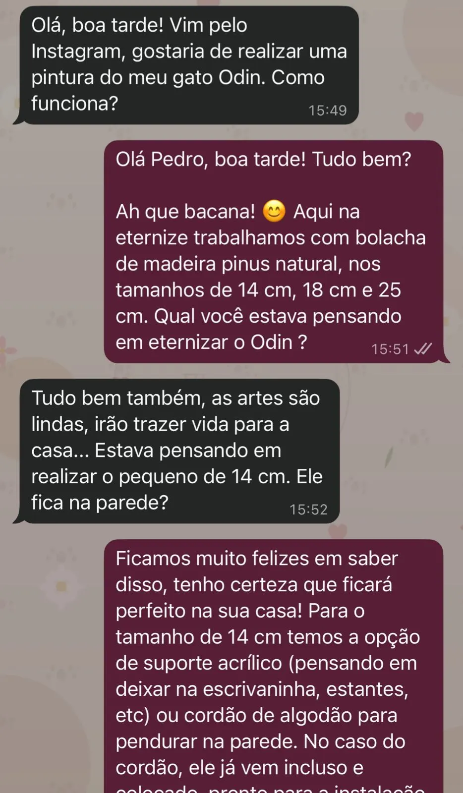 Envio da fotografia